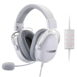 Redragon Over-Ear Aurora Gaming Headset White