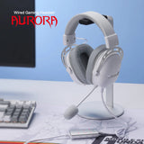 Redragon Over-Ear Aurora Gaming Headset White image 2
