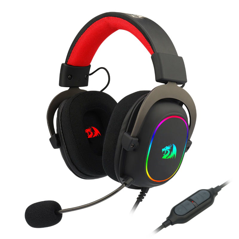 Redragon Over-Ear Zeus-X USB RGB Gaming Headset Black
