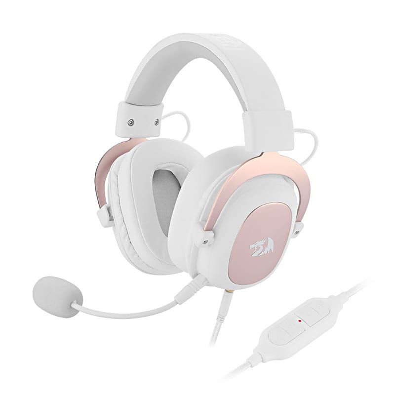 Redragon Over-Ear Zeus 2 USB Gaming Headset White