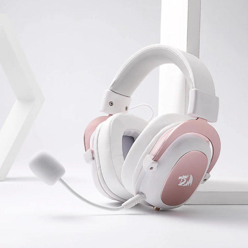 Redragon Over-Ear Zeus 2 USB Gaming Headset White image 5