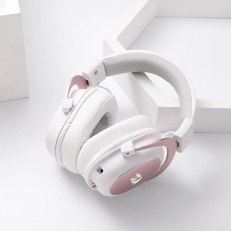 Redragon Over-Ear Zeus 2 USB Gaming Headset White image 6