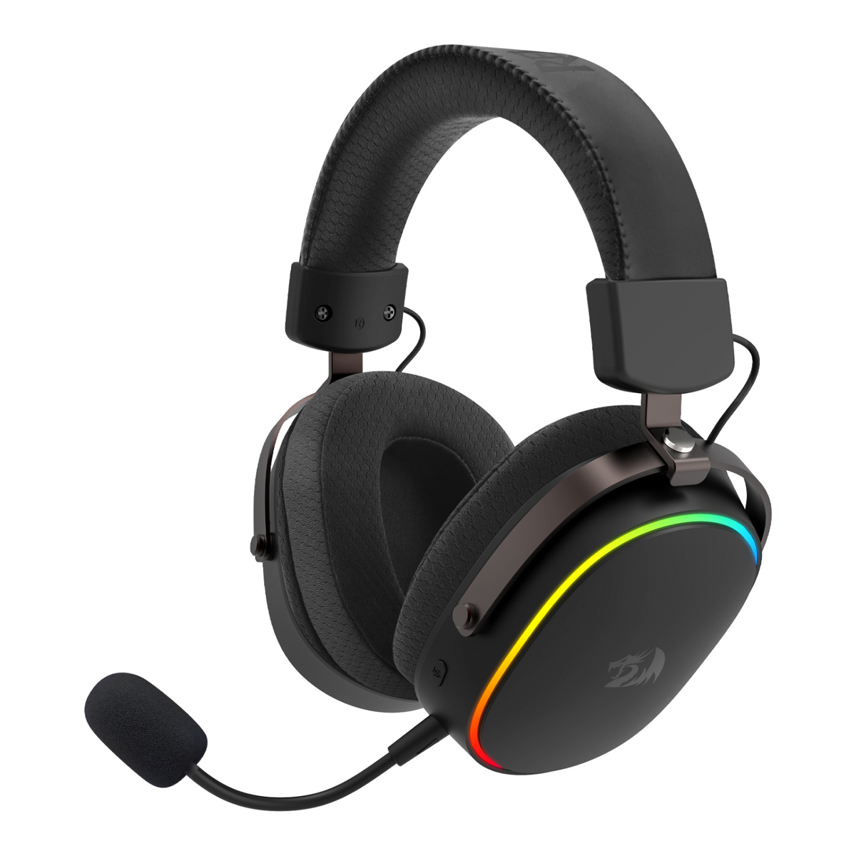 Redragon Fury Wrs Over-Ear Wireless Gaming Headset Black