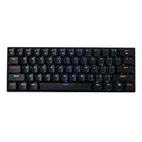 Redragon Draconic Pro Mechanical 61 Key|bluetooth 5.0|RGB 9 Colour Modes|rechargable Battery|type-C Charging Cable Gaming Keyboard Black