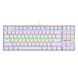Redragon Kumara Mechanical 87 Key|rgb Backlit Gaming Keyboard White
