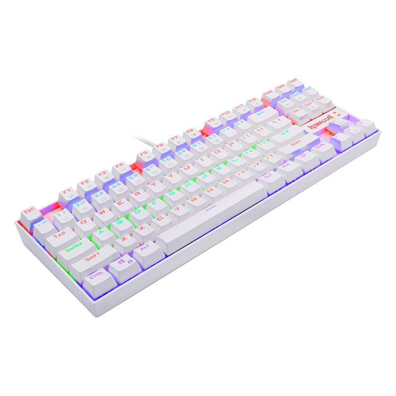 Redragon Kumara Mechanical 87 Key|rgb Backlit Gaming Keyboard White image 4