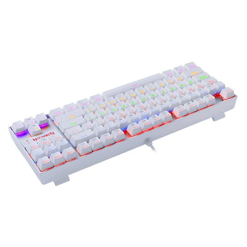 Redragon Kumara Mechanical 87 Key|rgb Backlit Gaming Keyboard White image 5