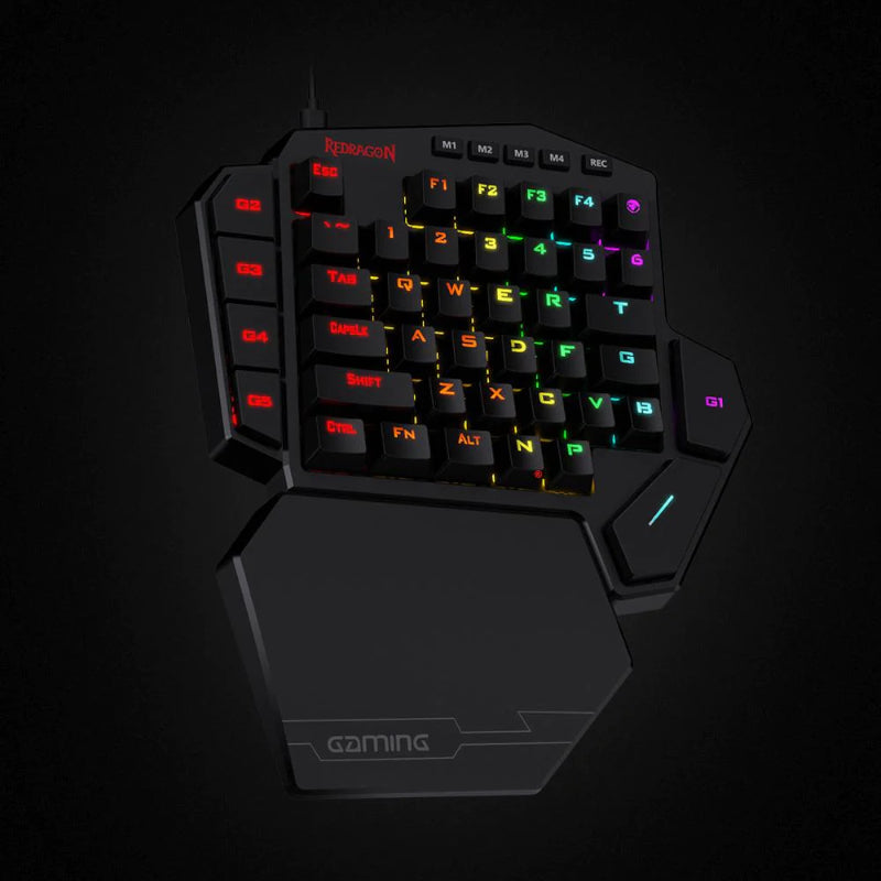 Redragon Diti Elite Pro One-Handed RGB Wireless Mechanical Gaming Keyboard Black image 4