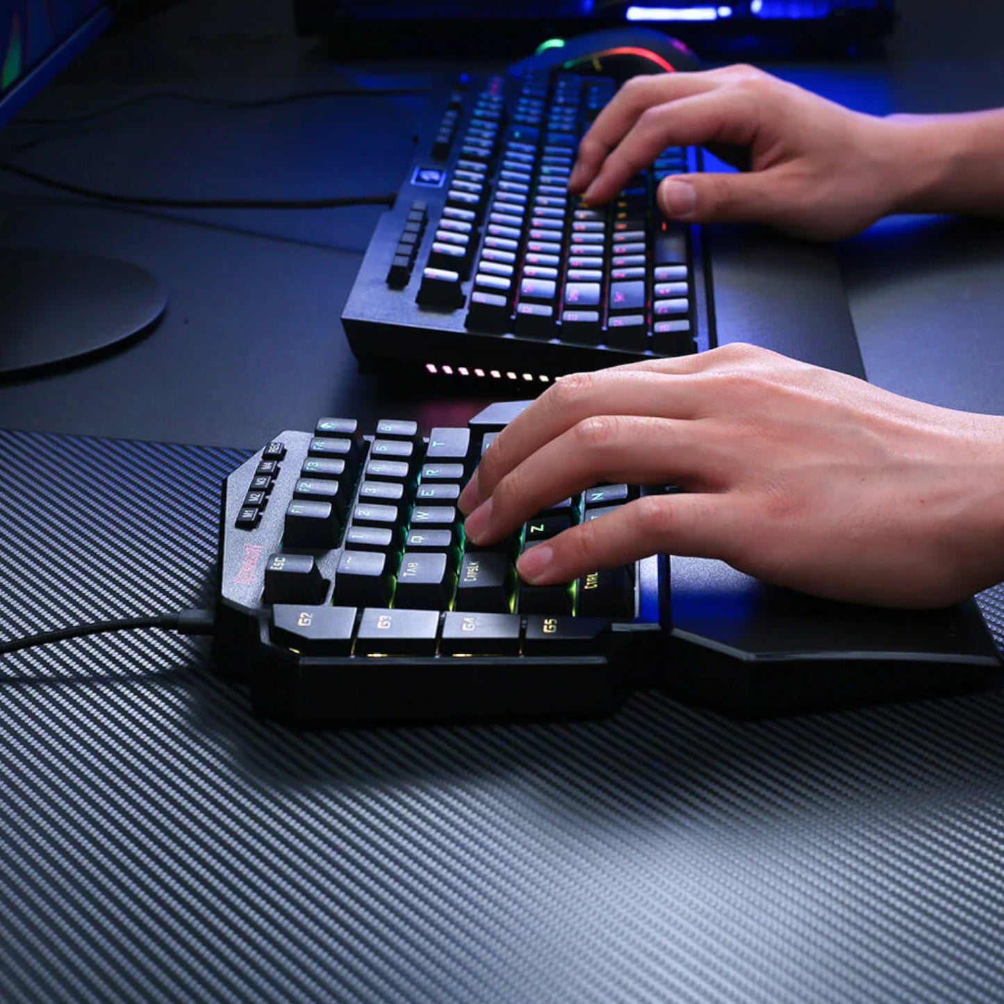 Redragon K585 Diti Elite Pro RGB 40% Wireless Mechanical Gaming Keyboard Blue Switches image 5