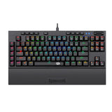 Redragon K588 RGB Pro Broadsword Tkl Mechanical Wired Gaming Keyboard Black