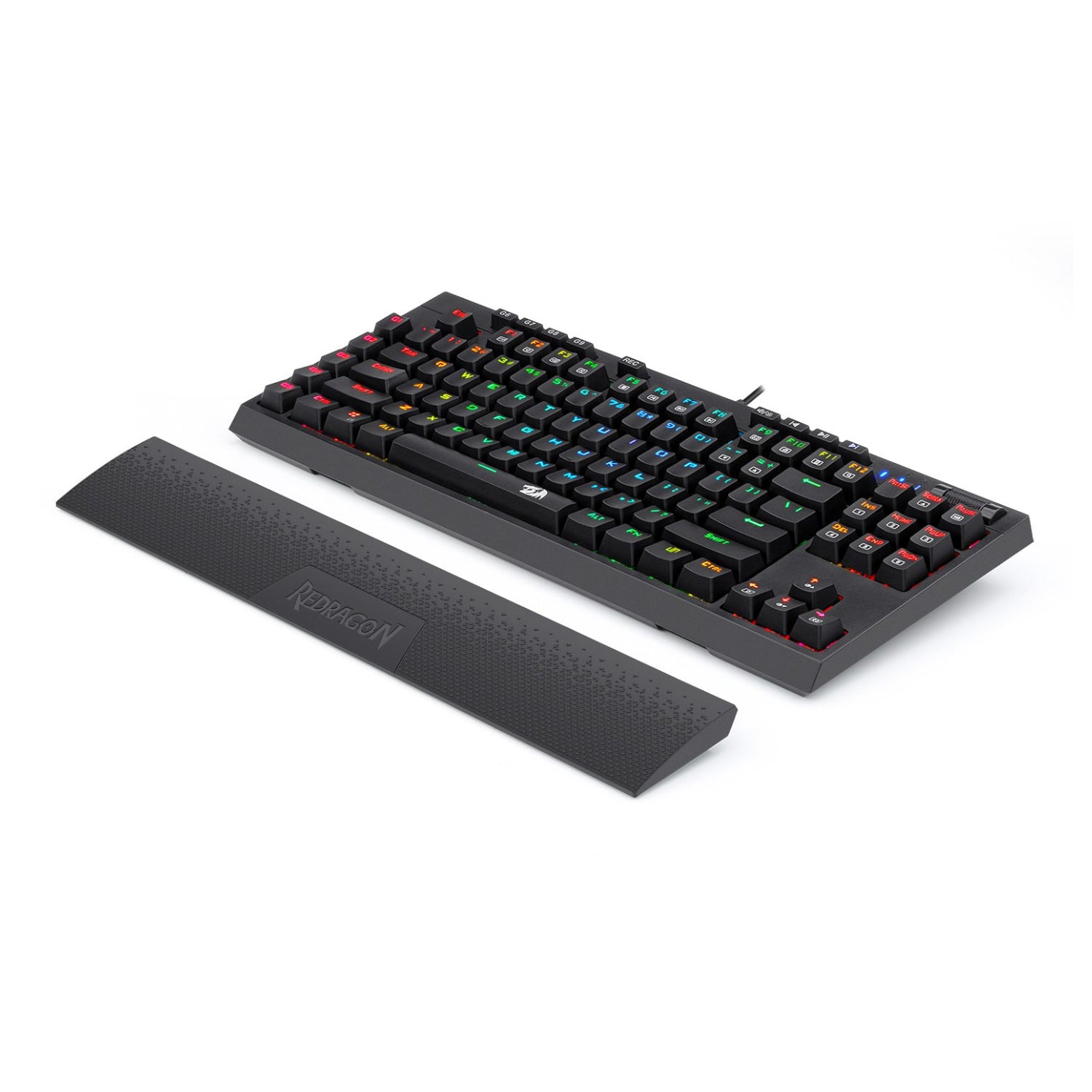 Redragon K588 RGB Pro Broadsword Tkl Mechanical Wired Gaming Keyboard Black image 5