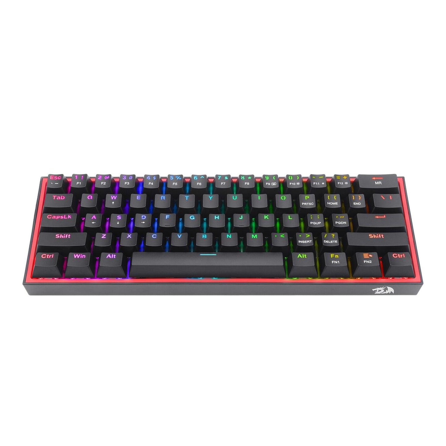 Redragon K617 Fizz 60% Wired RGB Gaming Keyboard Black