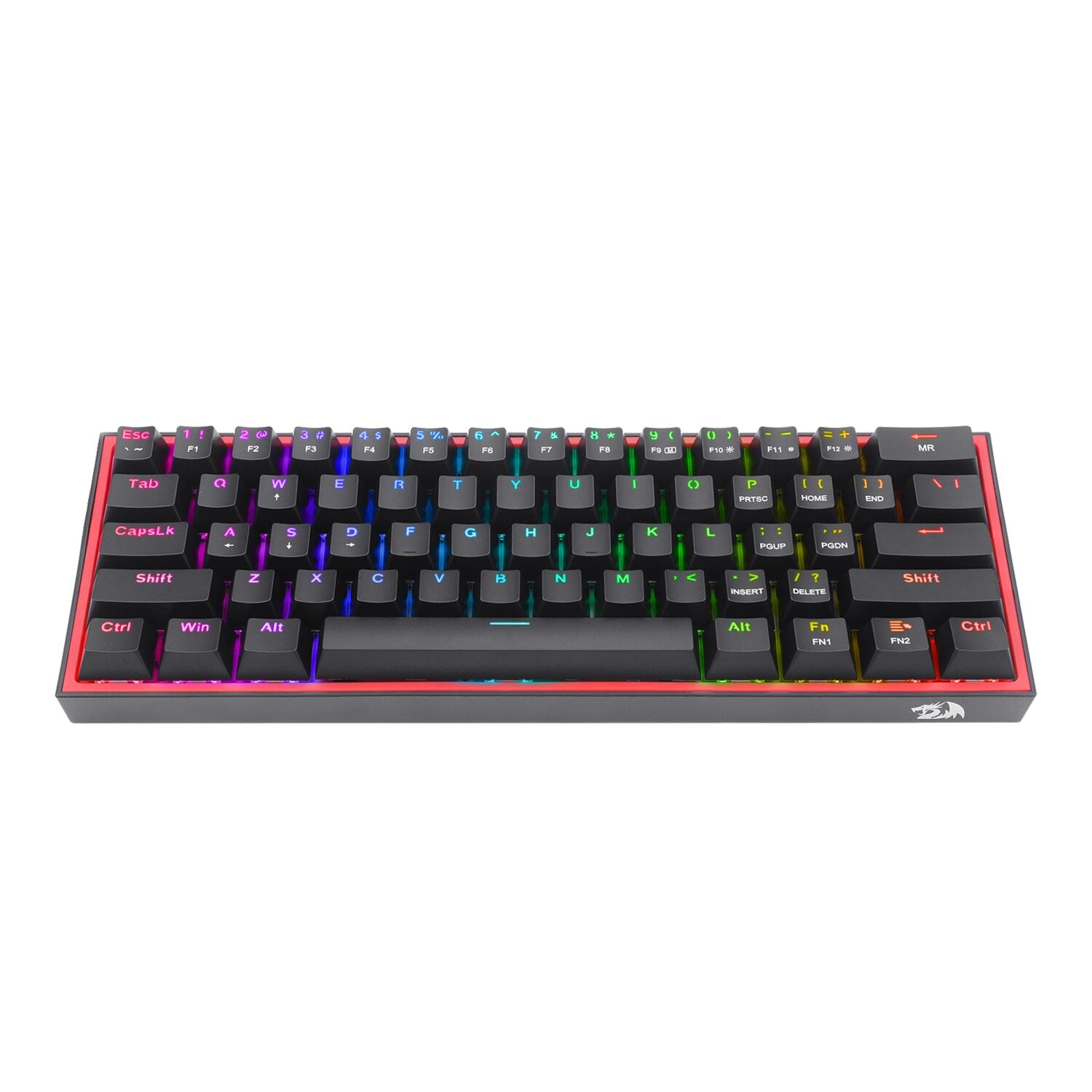 Redragon K617 Fizz 60% Wired RGB Gaming Keyboard Black