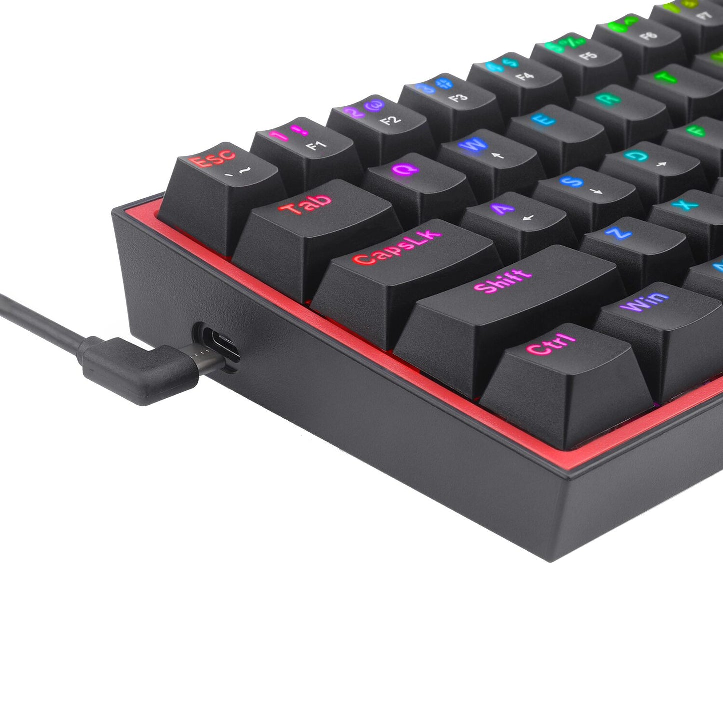 Redragon K617 Fizz 60% Wired RGB Gaming Keyboard Black image 4