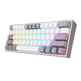Redragon K617 Fizz 60% Wired RGB Gaming Keyboard White/Grey image 2