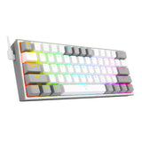 Redragon K617 Fizz 60% Wired RGB Gaming Keyboard White/Grey image 3