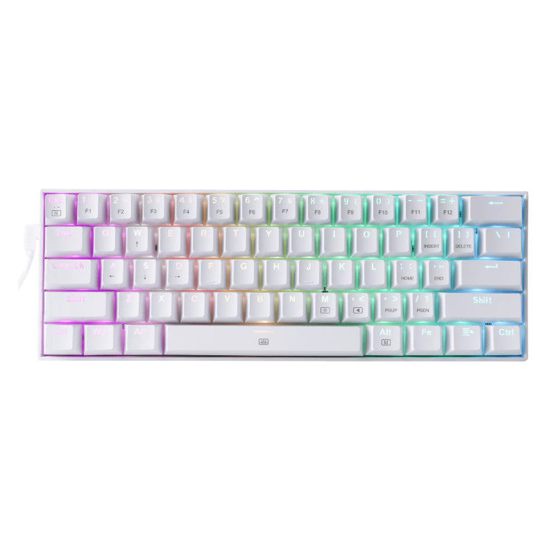 Redragon Dragonborn Wired Mechanical Keyboard RGB 67KEY Design White