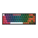 Redragon Castor Pro 68KEY Wireless Red|black|white Keycap Bluetooth RGB Red Switch Black|red