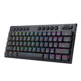 Redragon Horus Mini 61KEY Red Switch RGB Low Profile Gaming Mechanical Keyboard Black