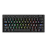 Redragon Horus Mini Pro 61KEY Wireless Bluetooth Red Switch RGB Low Profile Gaming Mechanical Keyboard Black