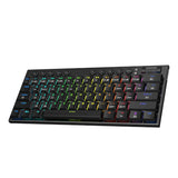 Redragon Horus Mini Pro 61KEY Wireless Bluetooth Red Switch RGB Low Profile Gaming Mechanical Keyboard Black image 2