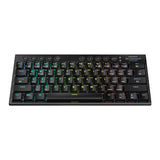 Redragon Horus Mini Pro 61KEY Wireless Bluetooth Red Switch RGB Low Profile Gaming Mechanical Keyboard Black image 5