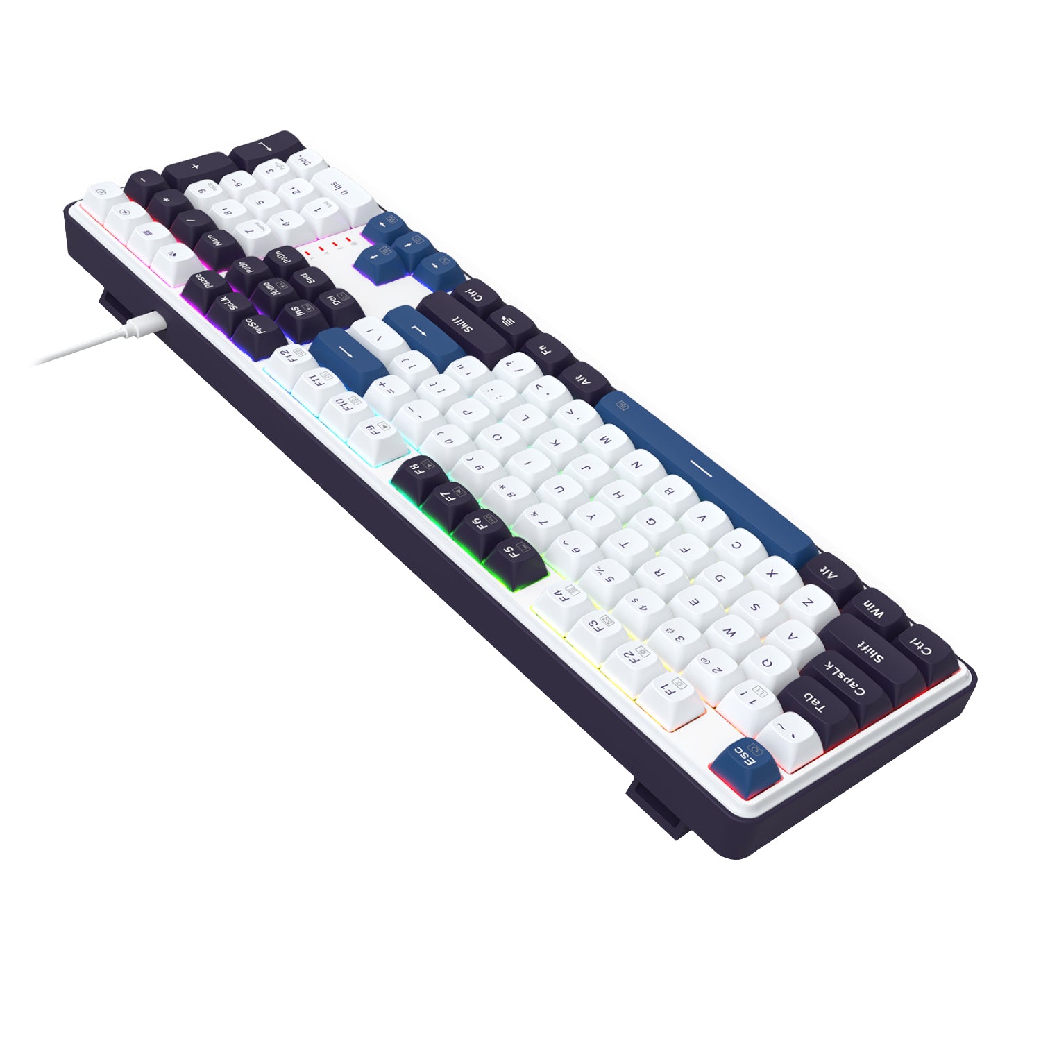 Redragon K689 Wyvern RGB Wired Mechanical Keyboard White/Black image 6
