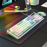 Redragon Wyvern K761 Pro Full-Size RGB Wireless Mechanical Gaming Keyboard White/Green image 6