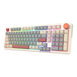 Redragon Eisa 100 Retro RGB Wireless Mechanical Keyboard Cream/Grey image 4