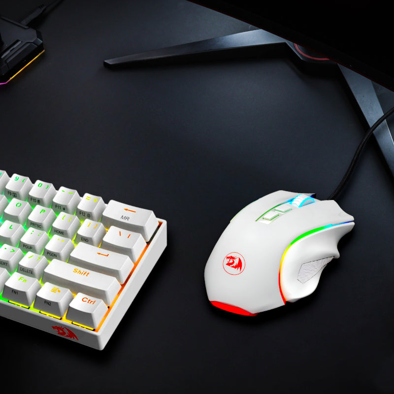 Redragon Griffin 7200DPI Gaming Mouse White image 4