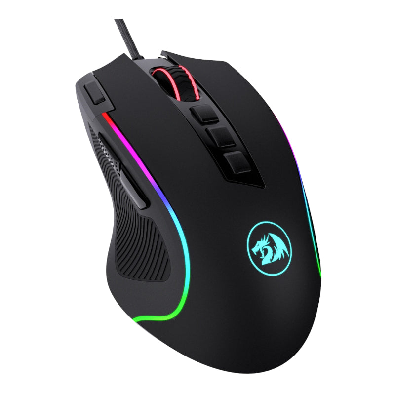 Redragon Predator 4000DPI RGB Ergo Gaming Mouse Black image 2