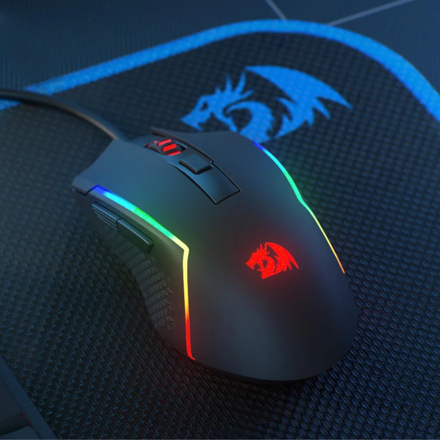 Redragon M616 Trident 10000DPI RGB Gaming Mouse Black image 2