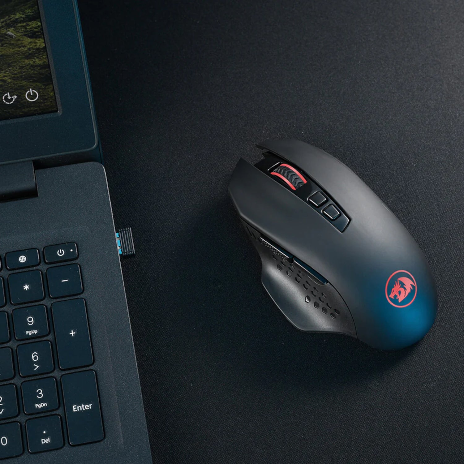 Redragon Gainer M656 Wireless Gaming Mouse 4000DPI Black image 5