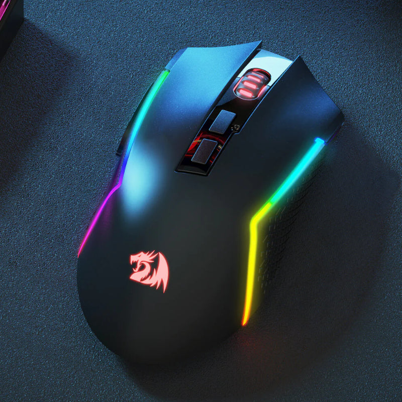 Redragon Trident Pro 8000DPI RGB Gaming Mouse Black image 6