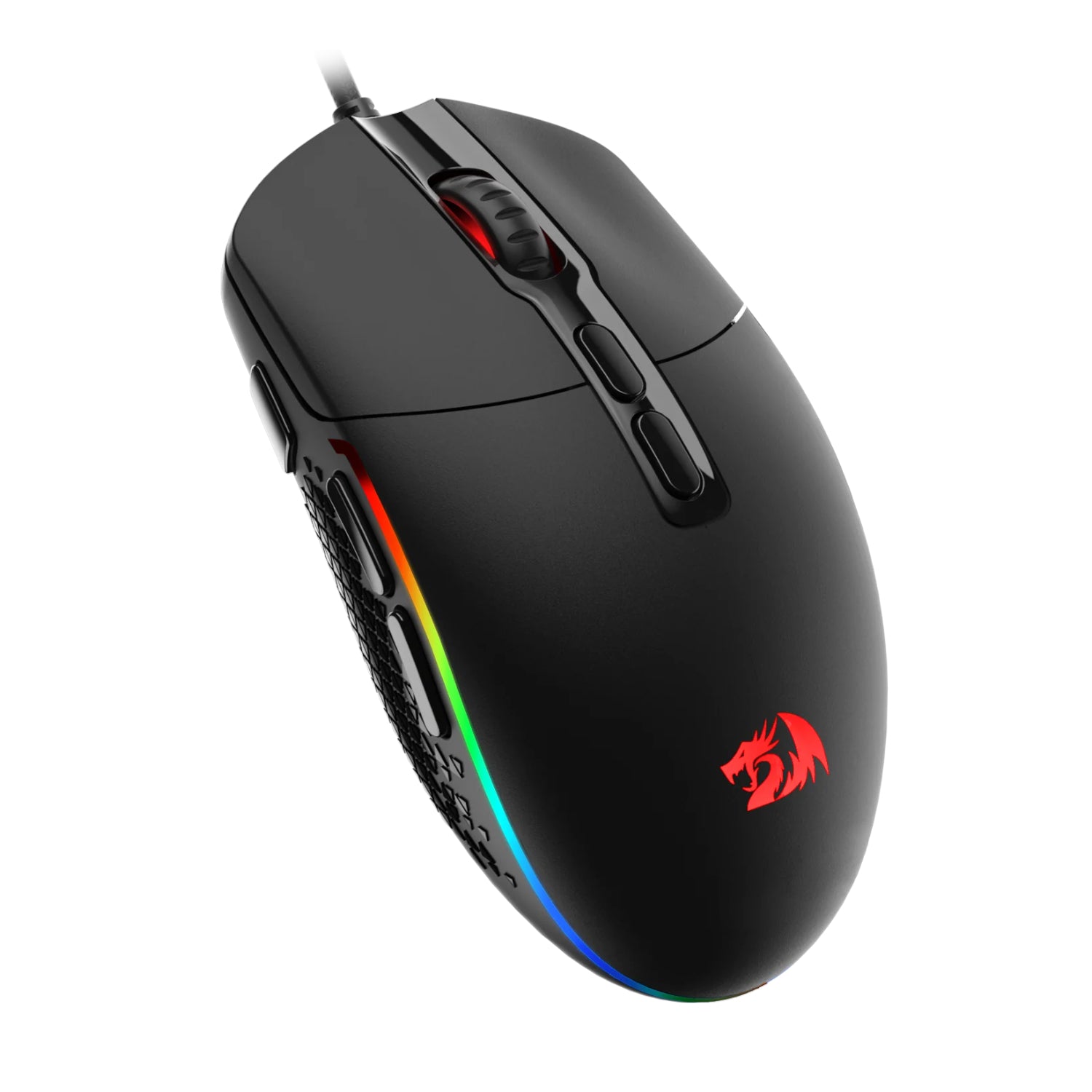 Redragon M719 Invader RGB 10000 DPI Wired Optical Gaming Mouse Black image 2