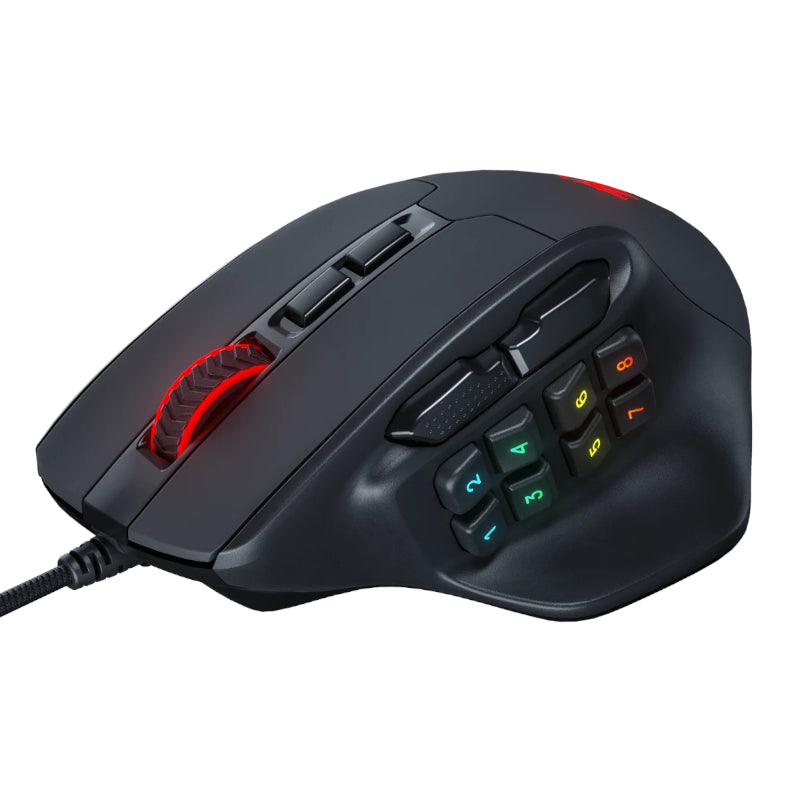 Redragon Aatrox 6200DP RGB Mmo Gaming Mouse Black image 2