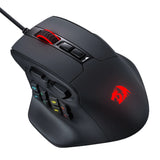Redragon Aatrox 6200DP RGB Mmo Gaming Mouse Black image 3