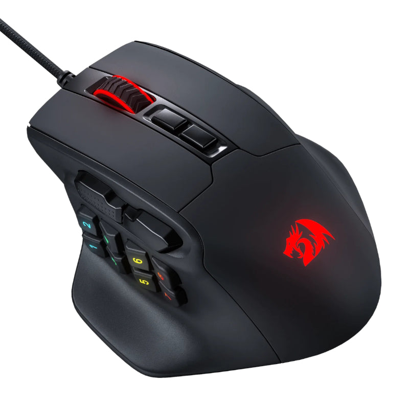 Redragon Aatrox 6200DP RGB Mmo Gaming Mouse Black image 3