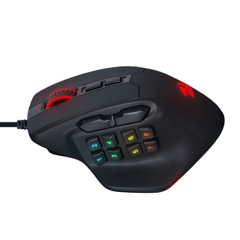 Redragon Aatrox 6200DP RGB Mmo Gaming Mouse Black image 4