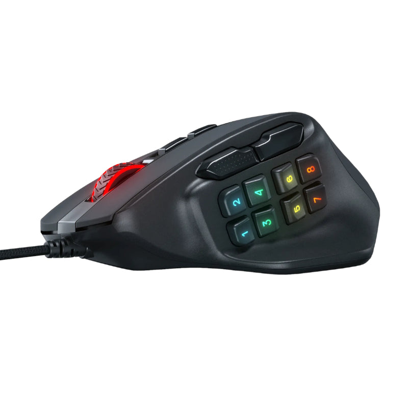 Redragon Aatrox 6200DP RGB Mmo Gaming Mouse Black image 5
