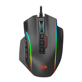 Redragon Perdiction 4 12400DPI RGB Mmo Ergo Gaming Mouse Black