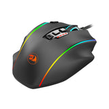 Redragon Perdiction 4 12400DPI RGB Mmo Ergo Gaming Mouse Black image 3