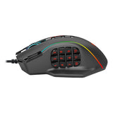 Redragon Perdiction 4 12400DPI RGB Mmo Ergo Gaming Mouse Black image 5