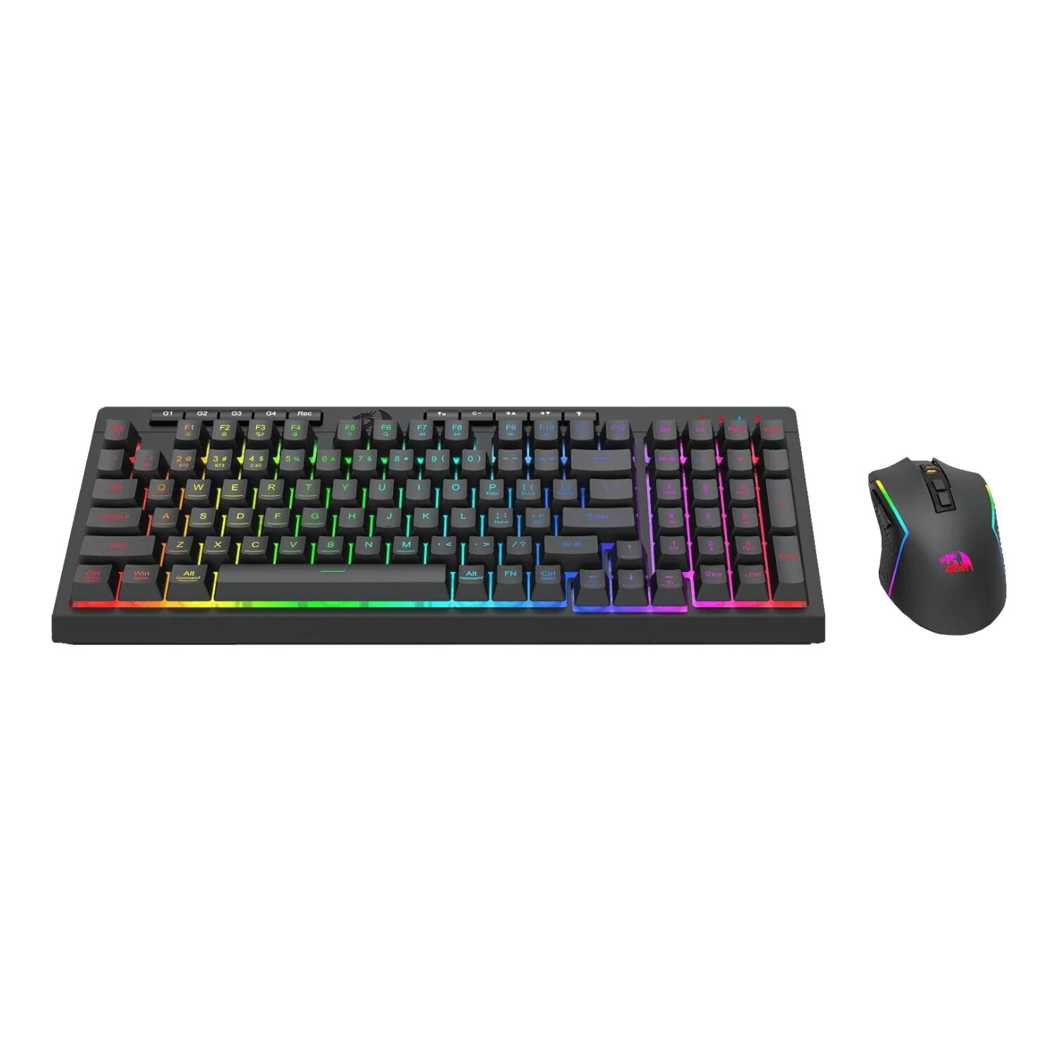 Redragon Rylo Pro S142 Tri-Mode RGB Gaming Keyboard And Mouse Combo image 4