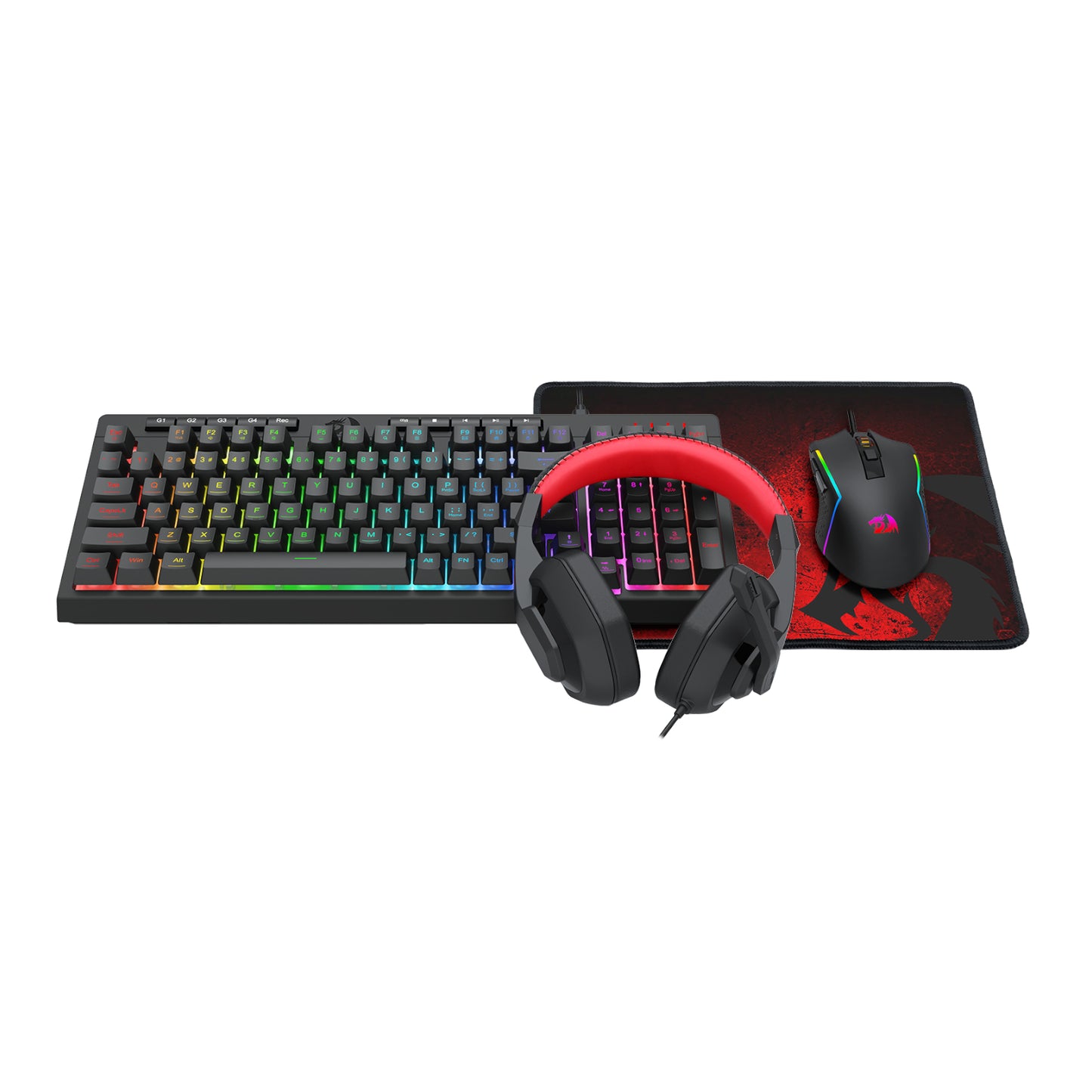 Redragon 4-IN-1 Keyboard | Mouse | Mousepad | Headset Gaming Combo image 3