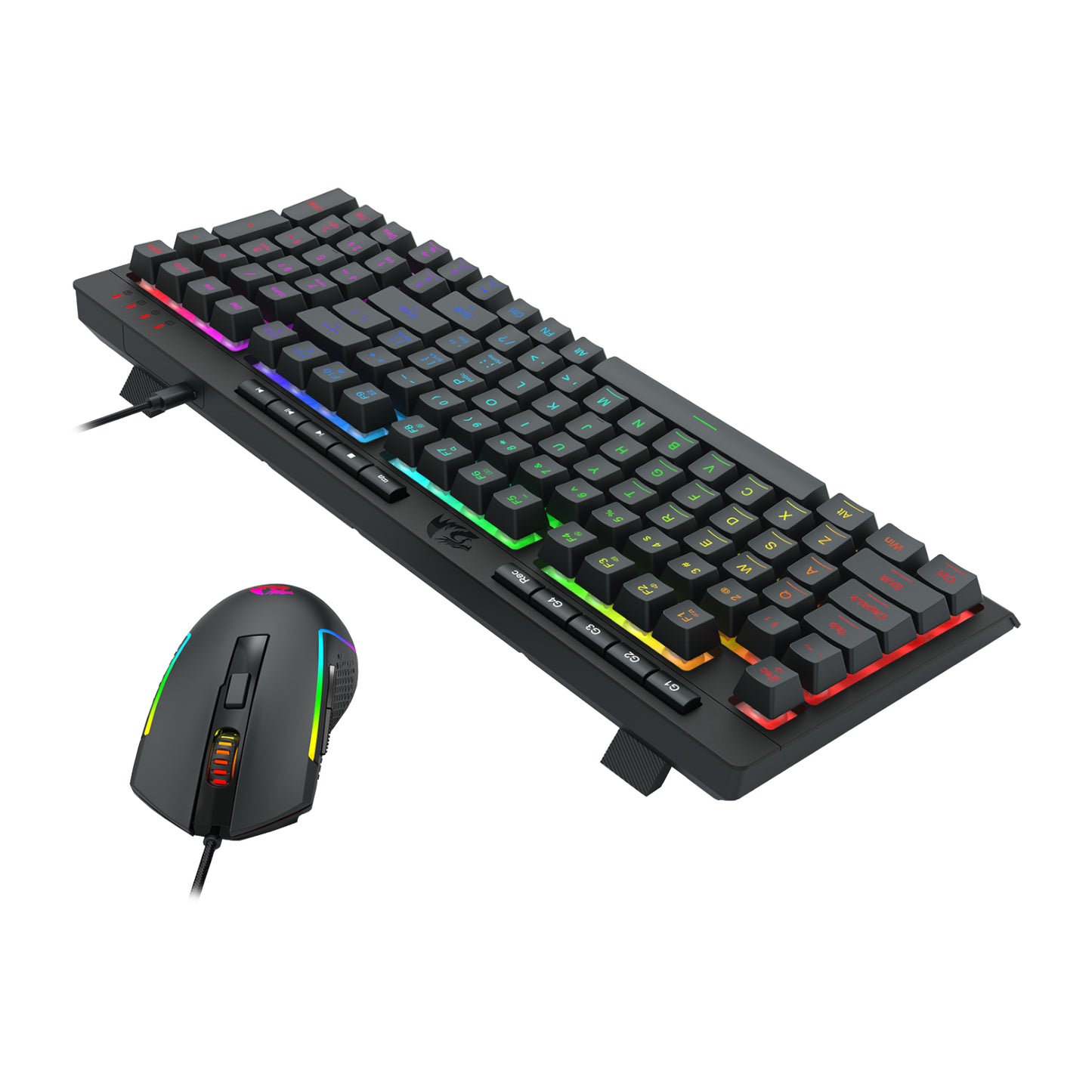 Redragon 4-IN-1 Keyboard | Mouse | Mousepad | Headset Gaming Combo image 4