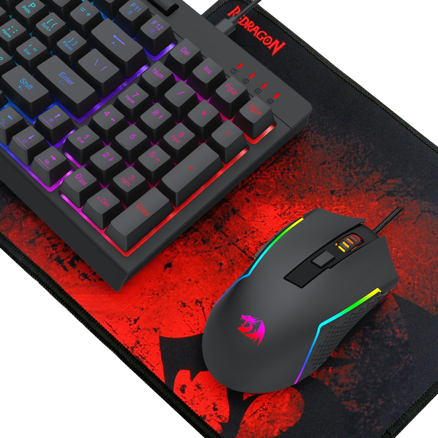 Redragon 4-IN-1 Keyboard | Mouse | Mousepad | Headset Gaming Combo image 5
