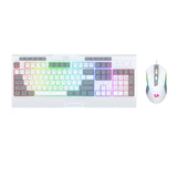 Redragon S151 Wired RGB Gaming Keyboard And Mouse Combo White And Grey image 2