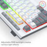 Redragon S151 Wired RGB Gaming Keyboard And Mouse Combo White And Grey image 6