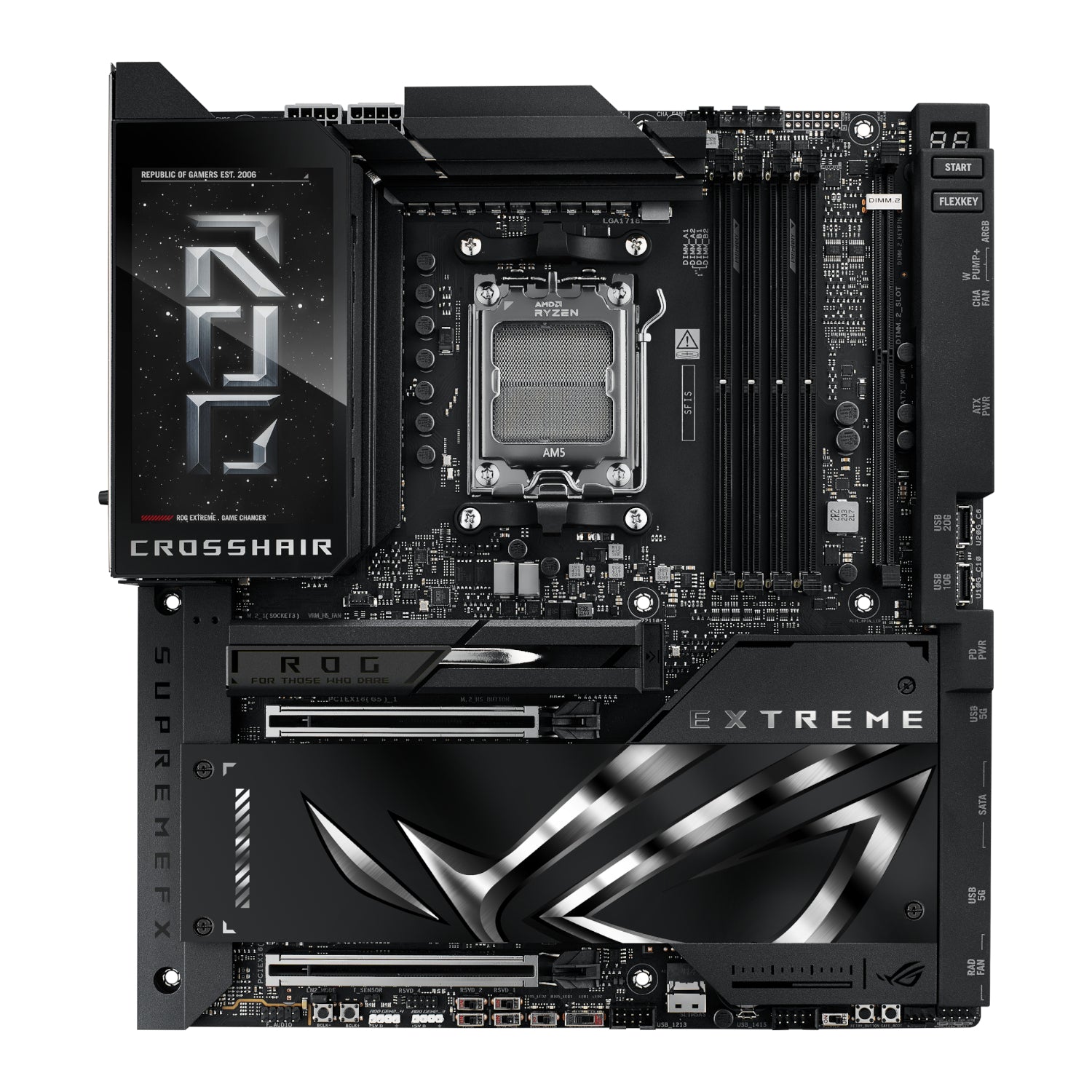 Asus Rog Crosshair X870E Extreme AM5 E-Atx Gaming Motherboard image 2